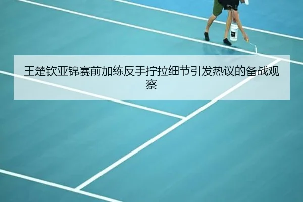 王楚钦亚锦赛前加练反手拧拉细节引发热议的备战观察